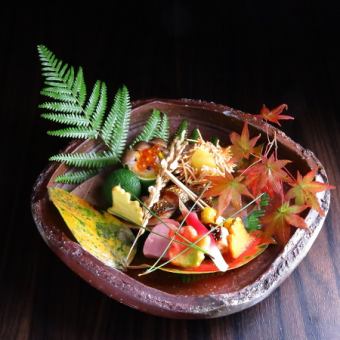 【睦月限定】旬を極めた季節の特別会席コース13200円(税込)