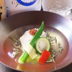 淡路産　牡丹鱧葛打ち