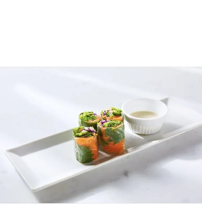 鮭魚春捲