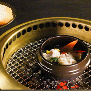 白子と地場野菜のアヒージョ