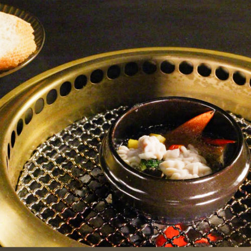 白子と地場野菜のアヒージョ