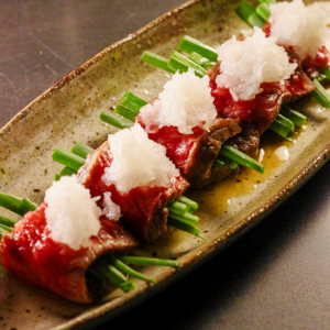 黒毛和牛の藁たたき