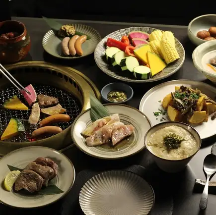 【炭火満喫コース】2時間飲み放題付/5,000円