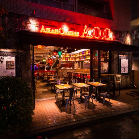 【A.O.C.アジアン貸切飲み放題】各国の人気アジアン料理を五感で味わう特別なプランです!!