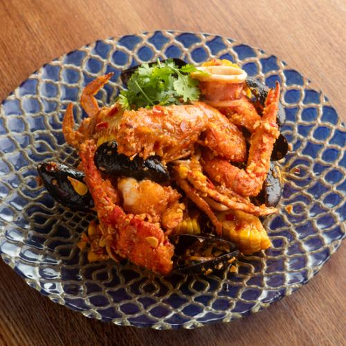 数量限定！シーフードプラッター ～ガーリックチリ～(2人前から)