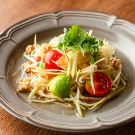 ブルーパパイヤのサラダ～ソムタム～