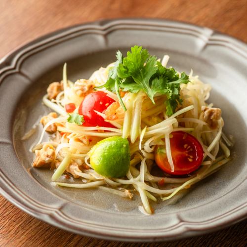 ブルーパパイヤのサラダ～ソムタム～