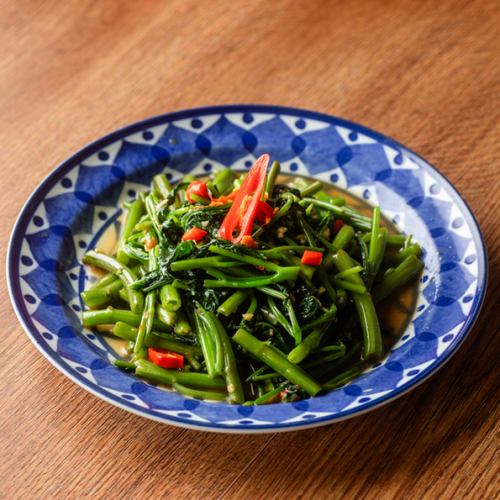 炎の青菜炒め トチオソース