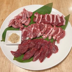 Assortment of 4 kinds of lamb