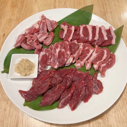 Assortment of 4 kinds of lamb