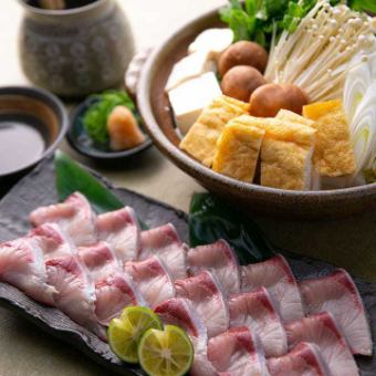 《냄비 코스》브리 샤브 코스 5500엔(부가세 포함) *예약 필요