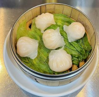 水晶蒸し海老餃子