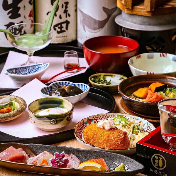 ～旬を味わう贅沢な和食の真髄を堪能～日本の四季が生み出す美味しさを丁寧に仕上げたコースをご用意♪