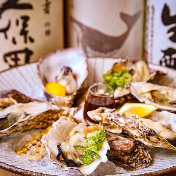 全国各地の旬の牡蠣を安心安全に食べていただけるよう調理した牡蠣食べ比べセット1980円(税込)