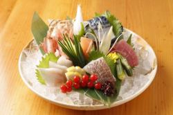 本日の鮮魚　五種盛り合わせ