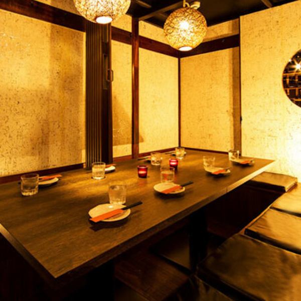 Please spend a special time in a quiet Japanese-style private room.We have Japanese-style private rooms for small groups.You can enjoy spending time with your loved ones in a calm atmosphere.Would you like to spend a pleasant time in a private space with delicious food? Ideal for a small group dinner or a date.