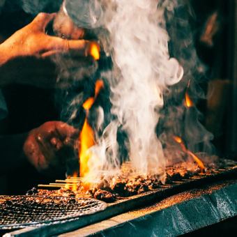 [Torigokoro ◆ Classic] Local chicken yakitori and snacks ◆ 46 dishes all-you-can-eat "Houou Course" {3 hours all-you-can-drink 2700 yen}