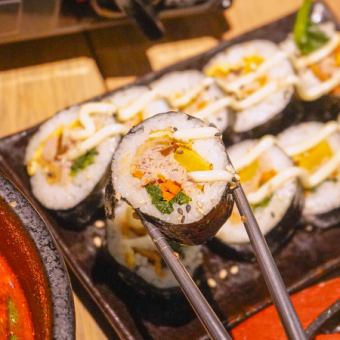 [Enjoy Torishin!] Korean Kimbap & Wagyu Beef Sushi - 46 dishes all-you-can-eat "Momiji Course" {3 hours all-you-can-drink 3,500 yen}