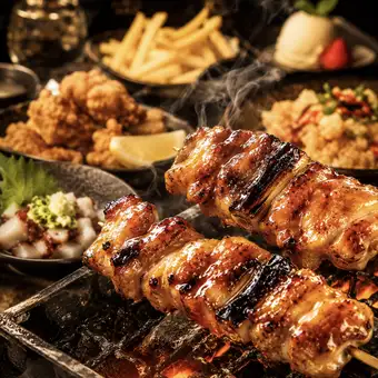 【お手軽食べ放題&個室】揚げ鶏&フレンチフライ食べ放題 全8品+《2.5H飲み放題》 2480円