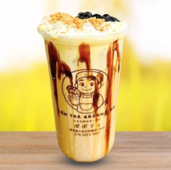 17 焼きココナッツエッグクリーム黒糖タピオカミルク