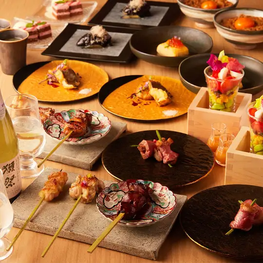 Limited time offer on December 24th & 25th: Christmas course with Dassai sparkling wine, limited to 3 groups per day.