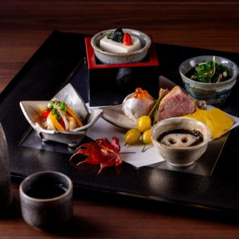 계절의 채색 회석 「마야(미야비)」코스 5,000엔