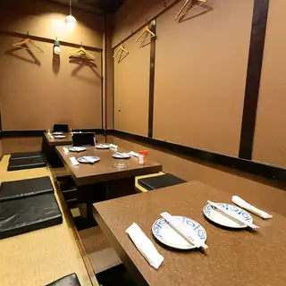 座敷の掘りごたつ席