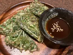 水菜煎餅