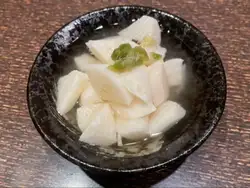 略微醃製的山藥