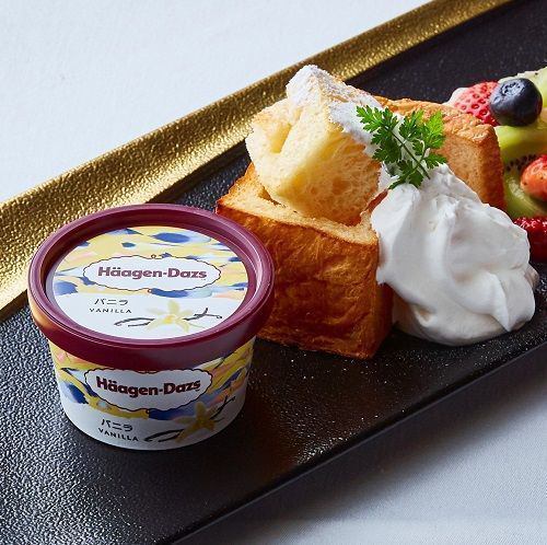 Premium Petit Honey Toast with Haagen-Dazs "Vanilla | Strawberry | Green Tea"