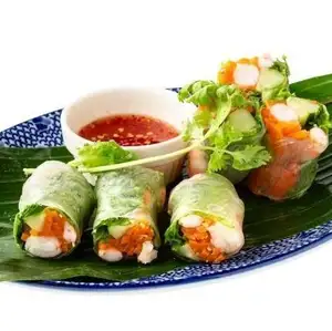 Goi Cuon ~Shrimp and Roast Beef Fresh Spring Rolls~