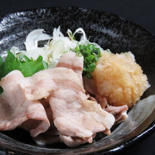 ネギ豚ポン酢