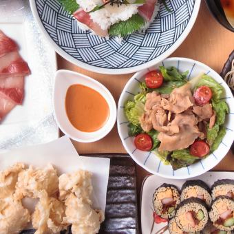 当日歓迎【前日までキャンセル料無！】3時間飲み放題付【えびずコース】5250円→4000円（税込）