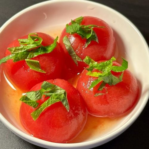 冷やしトマトの玉ねぎダレ