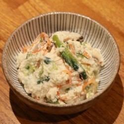 卯の花の白和え