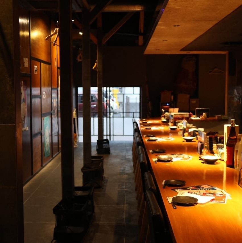 Enjoy a little luxury at the spacious counter...