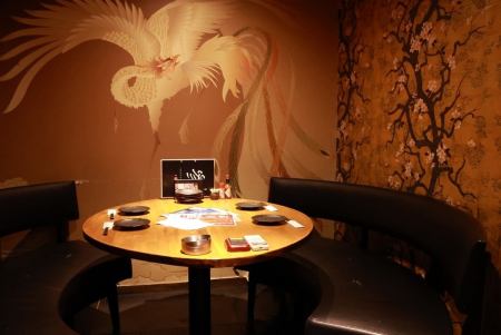 大切な方へのおもてなしに最適な完全個室です。