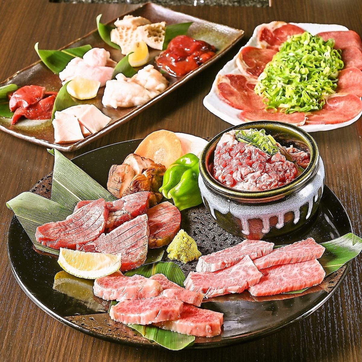 How about a yakiniku banquet at a meat wholesaler's directly managed store? All-you-can-drink course available
