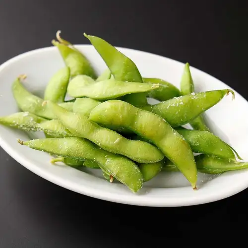 枝豆/鶏皮ポン酢/塩昆布キャベツ
