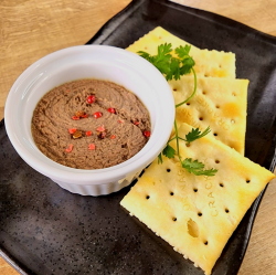 homemade chicken liver pate