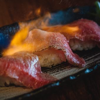 Fukushima store only [Sirloin course] 12 dishes including 5 types of premium Japanese beef 6,300 yen ◆ 2H (LO 90 minutes) 8,000 yen with all-you-can-drink included