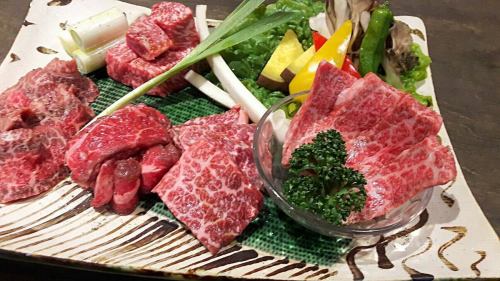 [Our most popular menu, ordered by more than 80% of our customers] Tokorozawa Beef Iikoto Set with 5 types