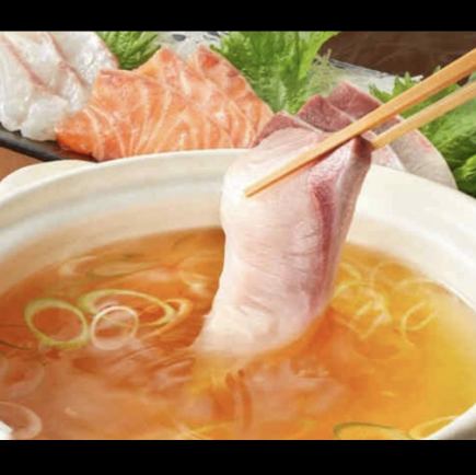 【季節の海鮮しゃぶしゃぶコース】海の幸を贅沢に「海鮮しゃぶしゃぶ」含む全6品/9,000円(税込)