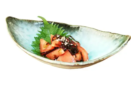 トマトの塩昆布和え