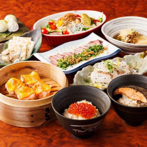 《とろ~りチーズの明太焼売蒸籠蒸し》を含むコスパ最強のライトプラン