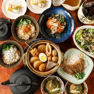 【宴会/飲み会】2時間飲み放題《春一番/4,500円》《あご出汁6種の卓上おでん鍋》ライトプラン◎