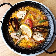 [Only for reservations] Save about 30% off! Paella lunch set (includes your choice of one drink + coffee or tea)