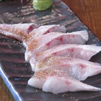 Grilled sashimi