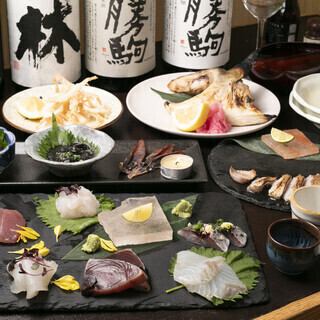 【宴会向け】しゃぶしゃぶ贅沢コース！豚・牛などを堪能2時間飲み放題・富山の日本酒14種付き☆