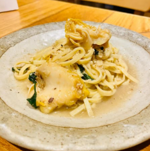 つぶ貝のアーリオオーリオ～タリオリーニ～